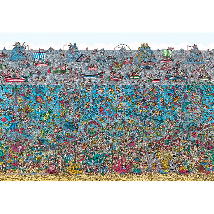 2014 Piece Jigsaw Puzzle - Find Wally Deep Sea Divers (Mini), Popular Korean Puzzle