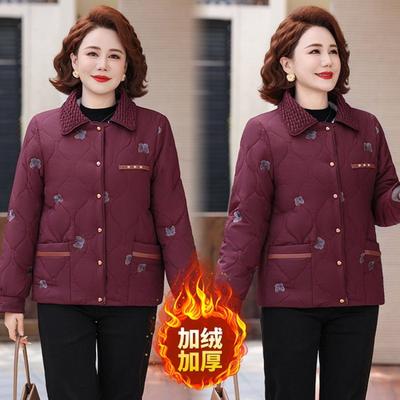 Winter Coat Fleece Thickened Warm New Cotton-padded Coat Old Short Winter Cotton-padded Jacket Women