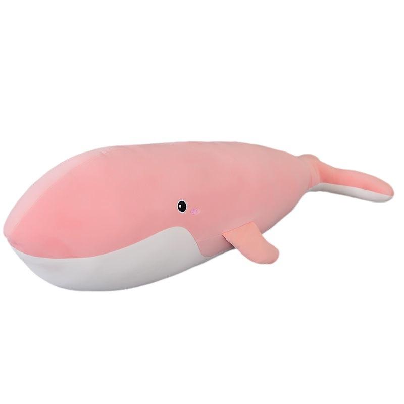 Balena Peluche Carina Cuscino Peluche per Bambine Bambini Letto per Dormire Grande Morbido Bambola Kawaii