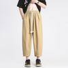 Men's Pure Cotton Casual Pants Versatile Casual Trousers Men's Spring and Autumn New Men's Straight Trendy Loose Pants Men