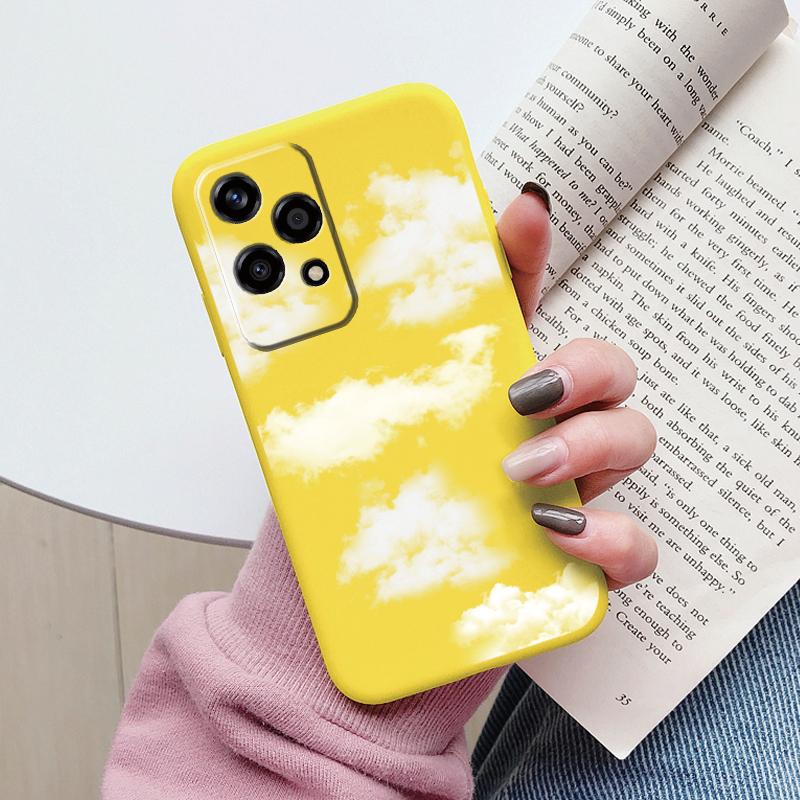 Beautiful Flowers For Honor 200 Lite Case Cute Heart Leopard Print Cover Soft Silicone Matte Protective Women Gilrs Back Fundas