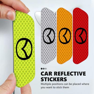 For Mazda Car Door Reflective Sticker Safety Open Warning Reflect Tape Axela Speed 6 CX3 CX4 CX5 CX7 CX8 CX9 MS Demio