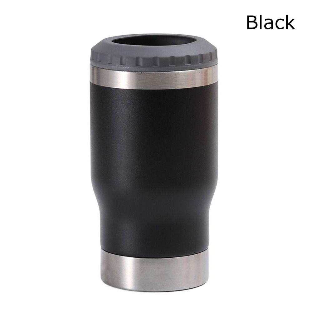 Thickened Vacuum Thermos Cup Cold Storage Tank Stainless Steel Keep Cooling Bottle 14OZ Double-layer Opener