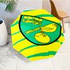 Nor-wich Football Club Crest Automatic Folding Umbrella - 8-Rib Travel Umbrella with Auto Open/Close & Portable, Gift for Christmas, Birthdays
