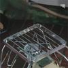 Camping Folding Grill Outdoor BBQ Grill Grate Portable Stainless Steel Gas Stove Stand Barbecue Rack Set Pot Holder for Cooking