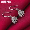 925 Sterling Silver Tree Drop Earrings Jewelry