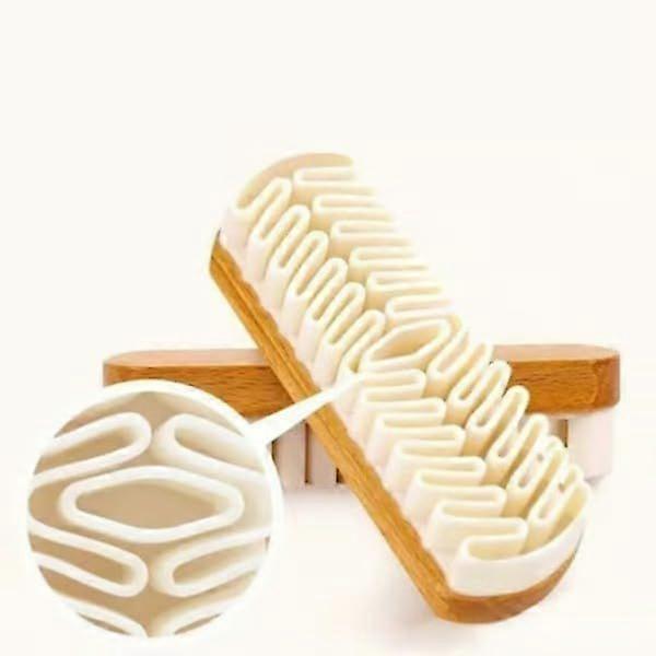 Rubber Shoe Brush, Shoe Brush Eraser, 2-in-1 Cleaner with Rubber Brush Head, Easy-to-Clean Enhanced Dust-Absorbing Texture Design, Safe for Nubuck,
