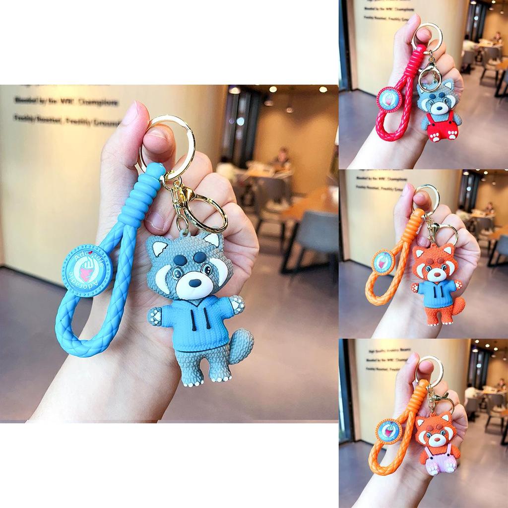 Adorable Raccoon Keychain With High-quality Silicone For Bags Cars And Keys