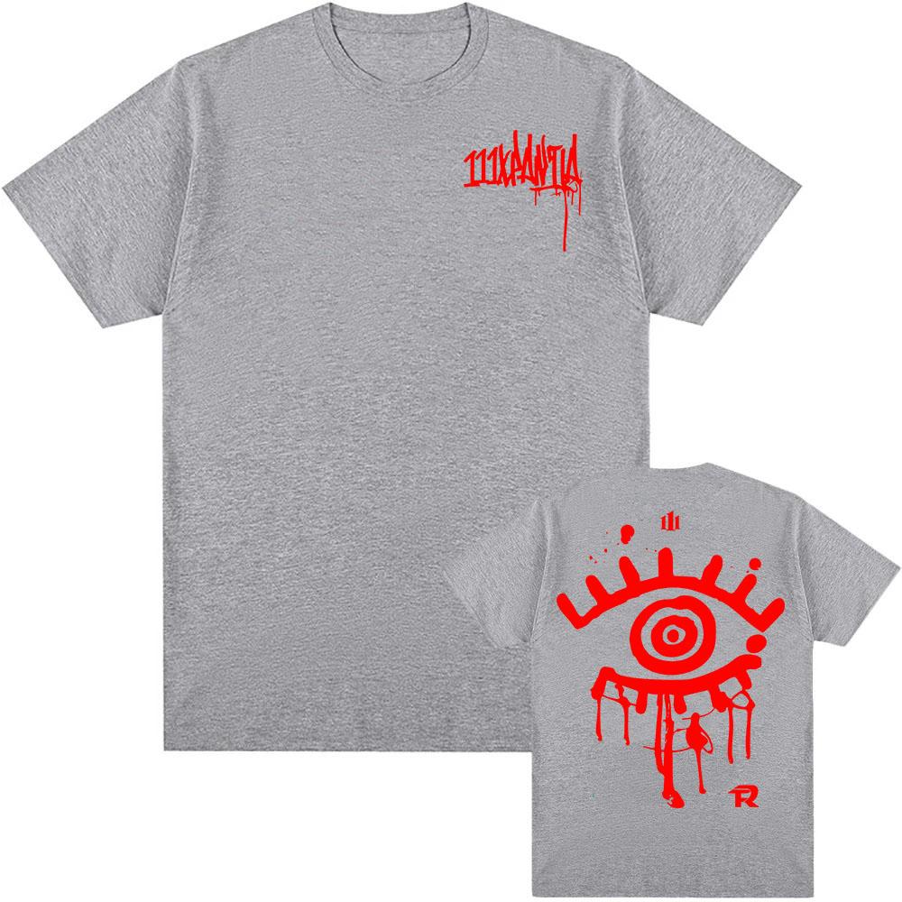 2025 Album 111XPANTIA Tričko Fuerza Regida Grunge Hip Hop Unisex Streetwear Bavlna Ležérní Trička s Krátkým Rukávem Pánská Dámská Trička