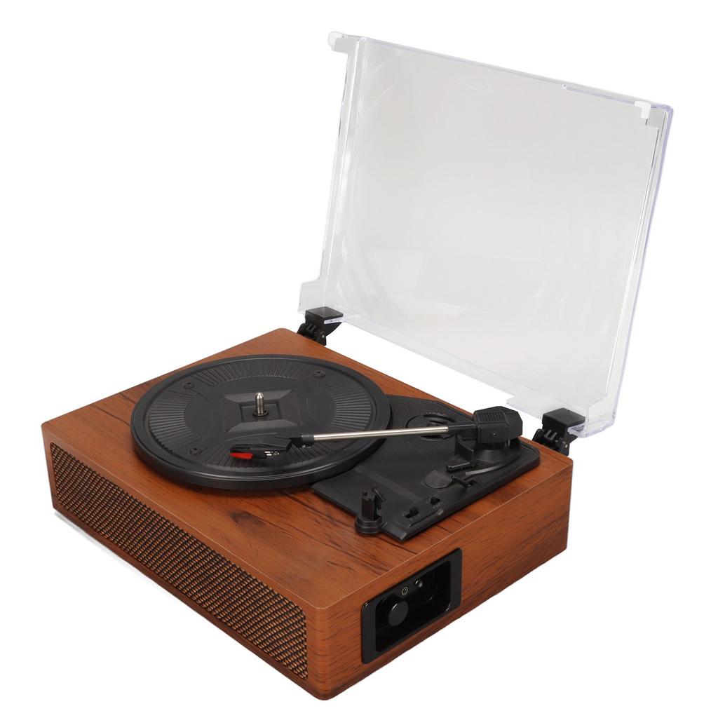 Retro Record Player Portable Bluetooth Turntable Record Player with Built In Speakers 100‑240V UK