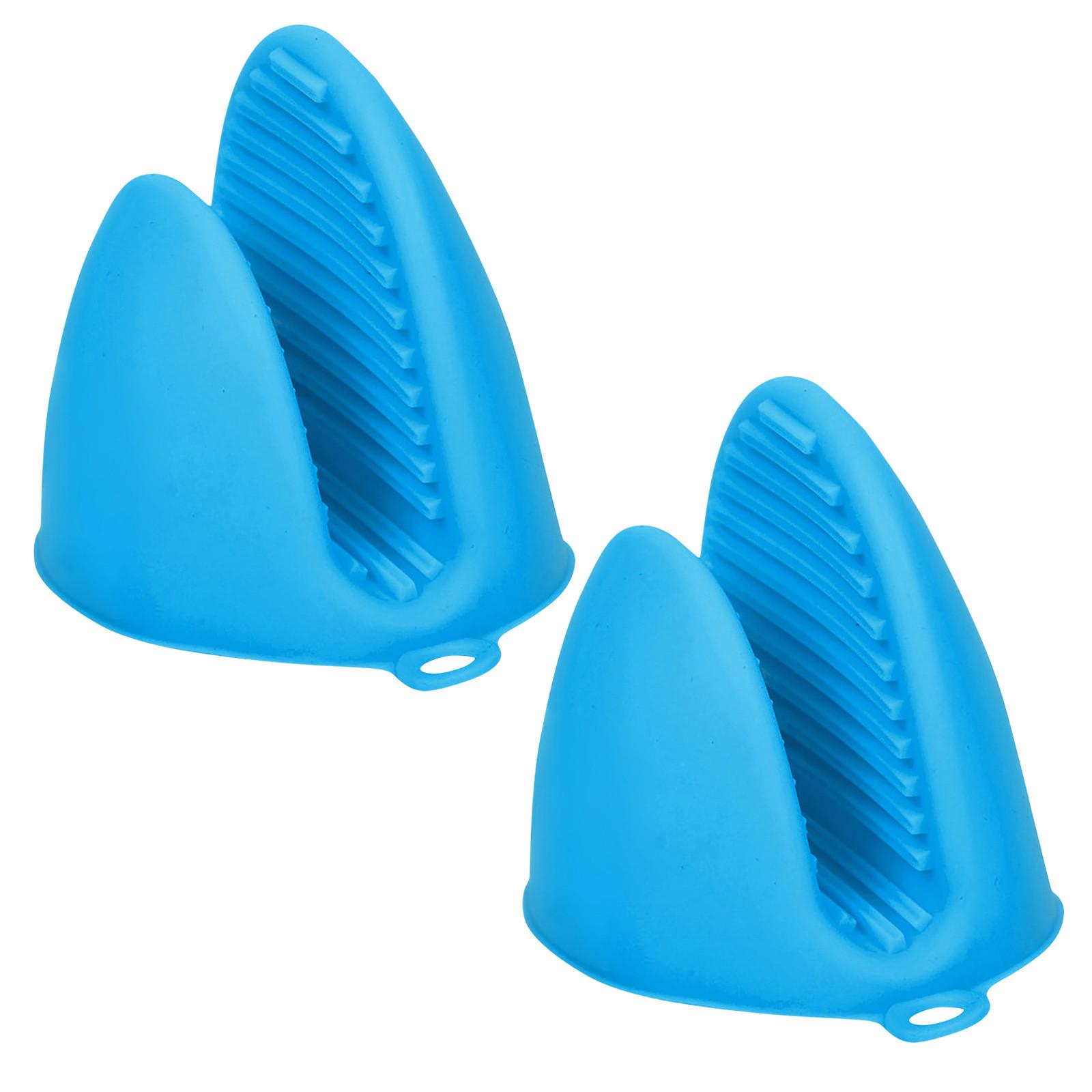 

Небольшие кухонные рукавицы, резиновые перчатки, зажим для варки и выпечки One Size синий