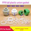 PPR All-Plastic Radiator Sealing Union and Silicone Pipe Gasket Switch, Sizes 20/25/32