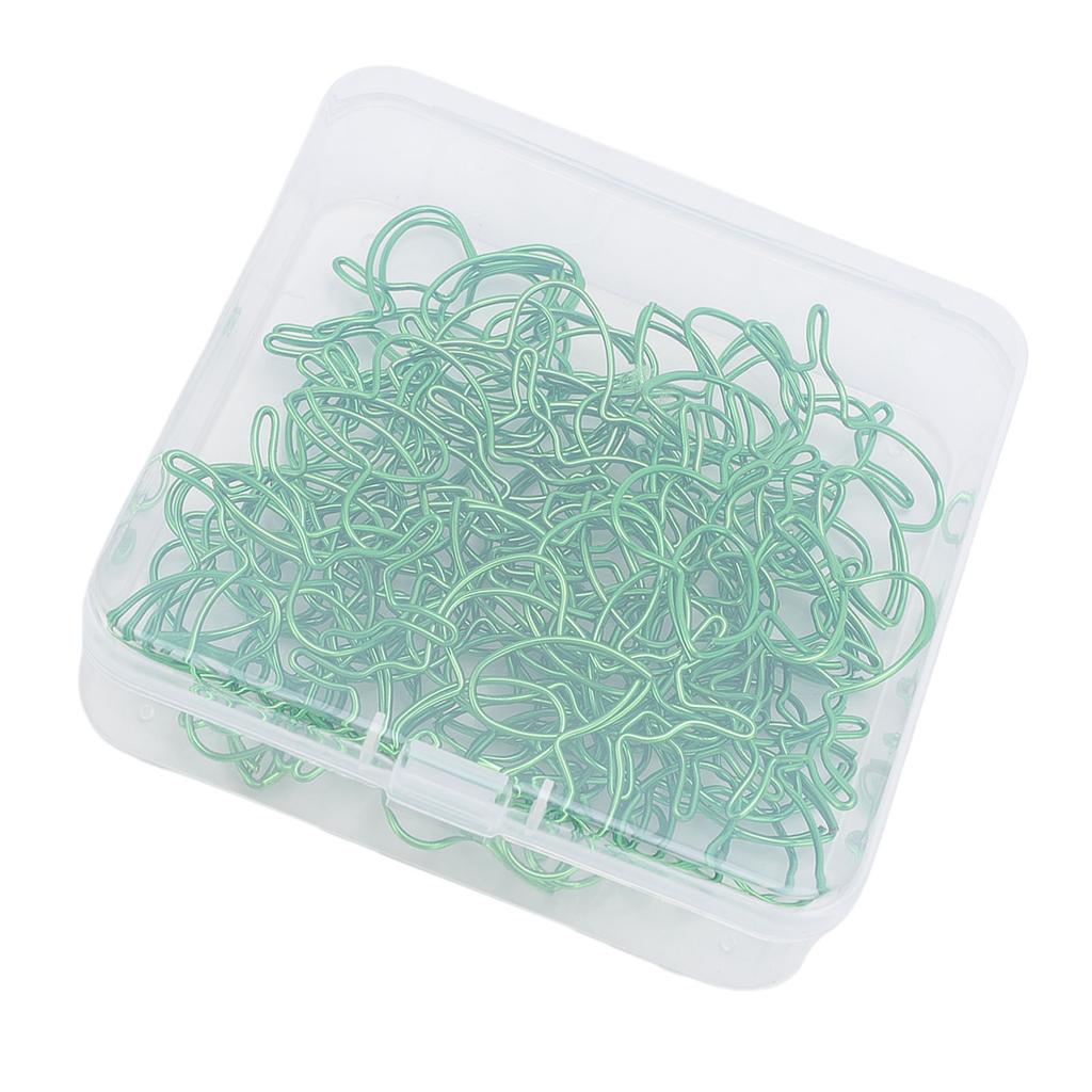 80Pcs Bee Shaped Paper Clips Iron Multifunctional Cute Paperclips for Scrapbooks Calendars Files