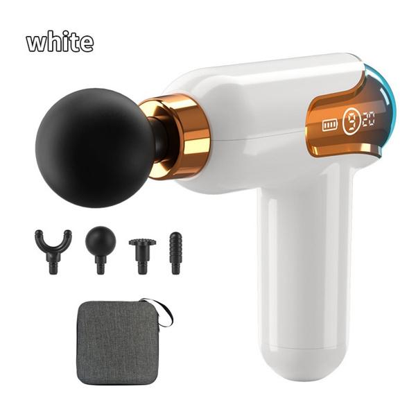 Massage Gun LCD Display Electronic Massager for Whole Body Massage To Relieve Muscle Soreness for Fitness Exercise