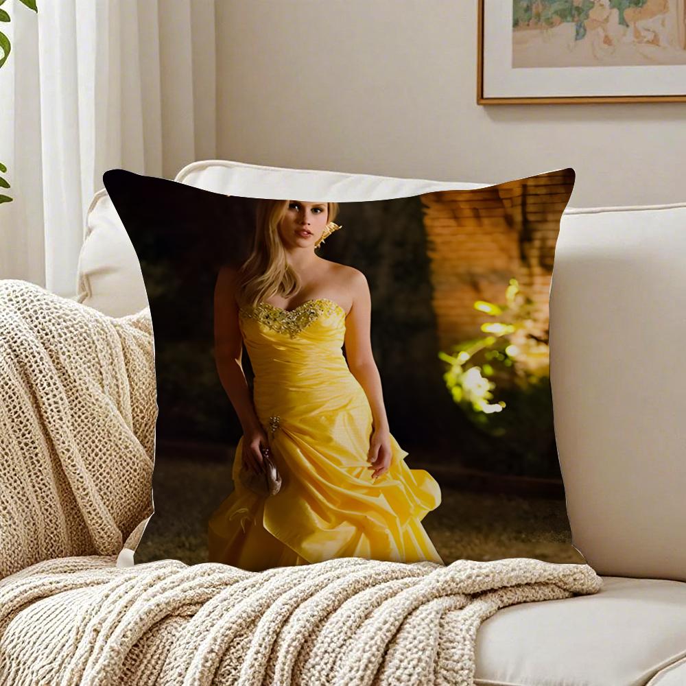 R-Rebekah Mikaelson Originals Cushion Cover Pillowcase Anti-Dustmite Living Room Sofa Decor Cushion Room