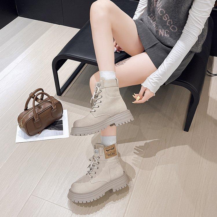 New Arrivals Soft Boots Women Shoes Woman Boots Fashion Round Ankle Boots Winter Elastic Black Comfortable
