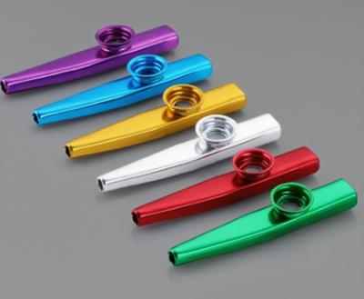 Anfängerflöte Metall-Kazoo Leicht Tragbares Holzblasinstrument Für Musikliebhaber Einfaches Design Leicht zu spielen