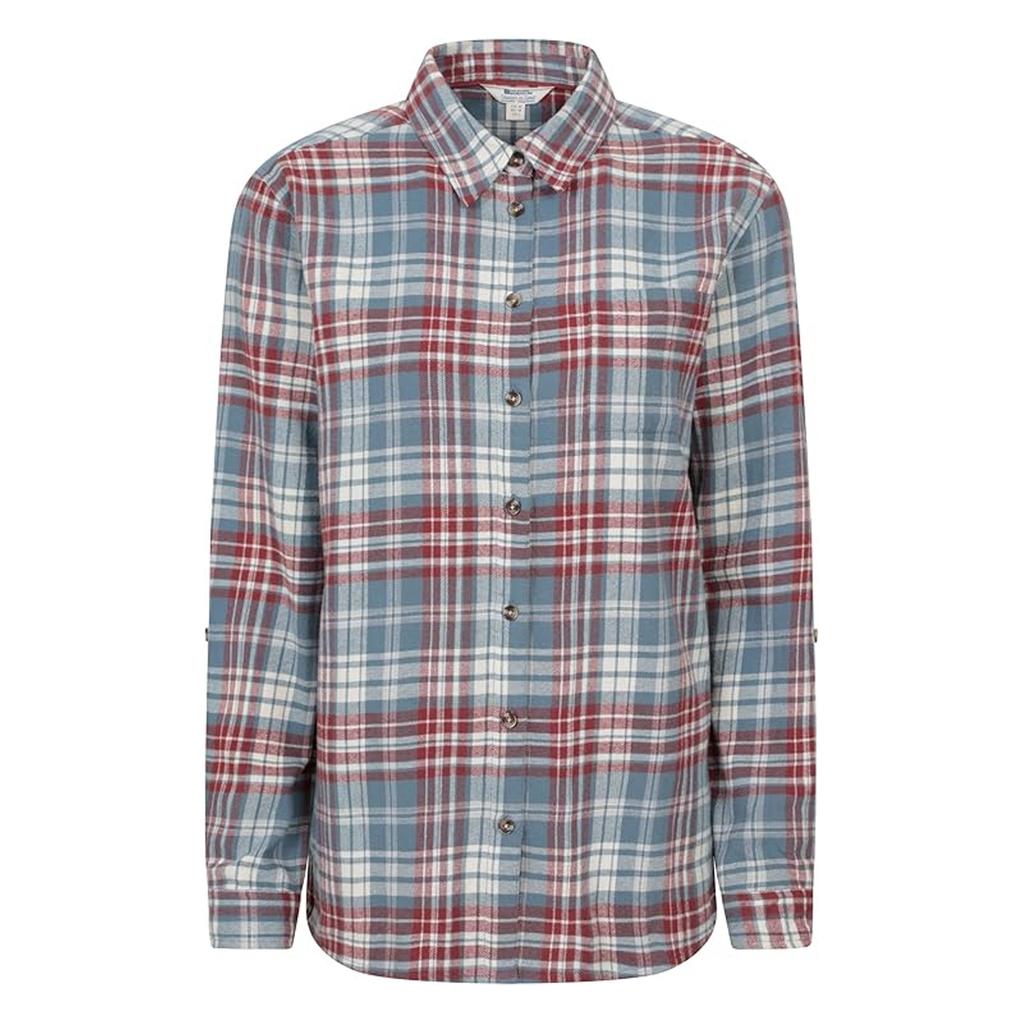 Mountain Warehouse Womens/Ladies Balsam Brushed Flannel Longline Shirt