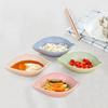 Wheat Straw Leaves Creative Irregular Small Dishes Kitchen Seasoning Dishes Side Dishes Snack Dishes