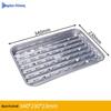 Disposable Aluminum Foil BBQ Roasting Pan with Oil Drain Holes