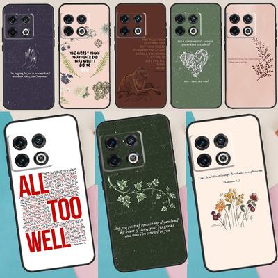 All Too Well Lyrics Cover For OnePlus 13 13R 12 12R 11 10 Pro 8T 10T OnePlus Nord 4 CE 2 3 Lite N10 N20 N30 Case