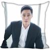 New So Ji Sub KPOP Boy Pillow Cover Bedroom Home Decorative Pillowcase Square Zipper Pillow Cases Satin Soft No Fade 0824
