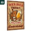 Poster Birra Placca Metallica da Parete