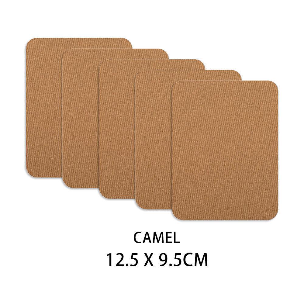 4.9 x 3.7 Inch Iron on Fabric Patch No Sew Denim Patch Adhesive Colorful Jacket Jean Clothes Pants Denim Patch DIY for Repairing
