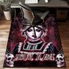 1PC Custom Name Gothic Rose Skull Artwork Theme Floor Mat Ideal for Living Room, Game Rooms, Office, Bedroom, Office Floor Mat , Floor Mats for Home