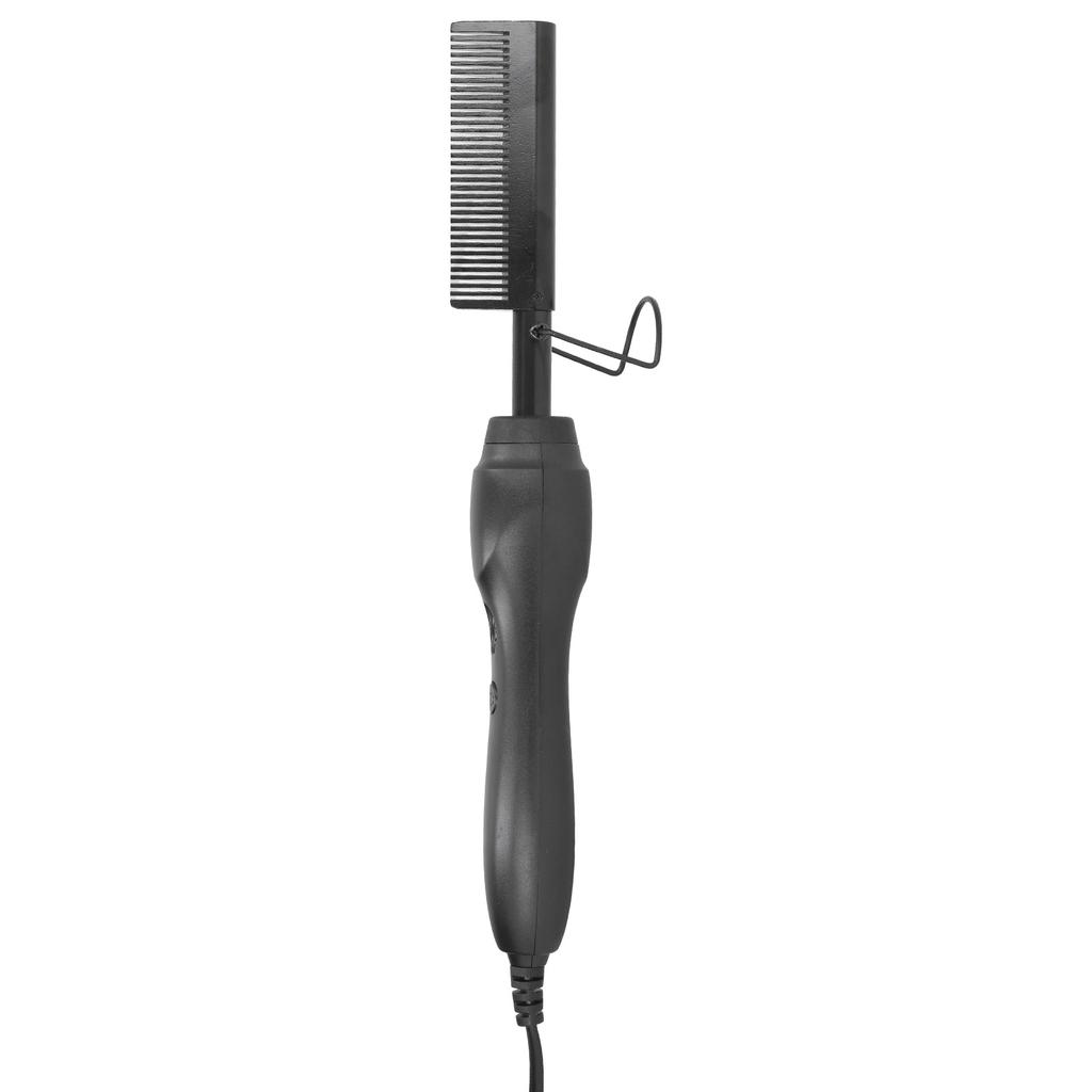 Hot Comb Electric Aluminum Alloy Material 3 Level Adjustment 60 Seconds Heating Electric Pressing Comb 120‑240VUS Plug