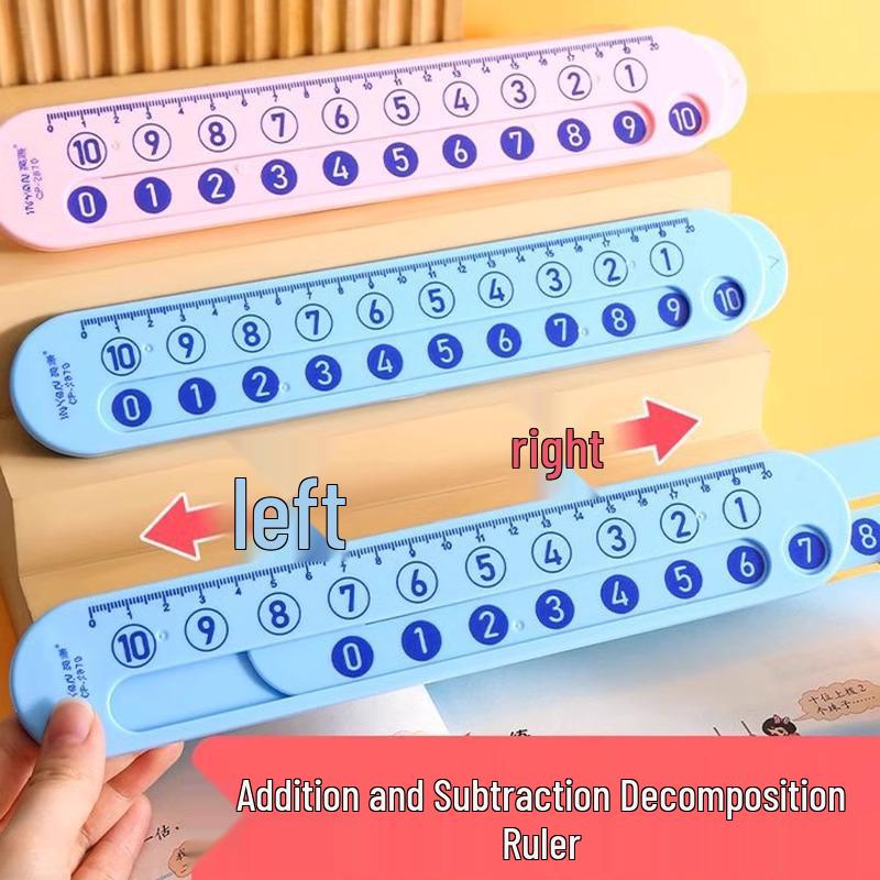 Montessori Math Decomposition Toy: Kindergarten & First Grade Arithmetic Teaching Aid for Addition & Subtraction.