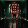 FormFitting Muscle Print Jumpsuit | OnePiece Style, Front Zipper Closure, with