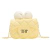 Children's Small, Fresh and Sweet Butterfly Knot Decorated Cross-body Bag with Chain Strap Girl's Bag
