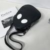 Adjustable Strap Ghost Crossbody Bag PU Leather Halloween Mini Bag Cute Shoulder Bag  Daily Use