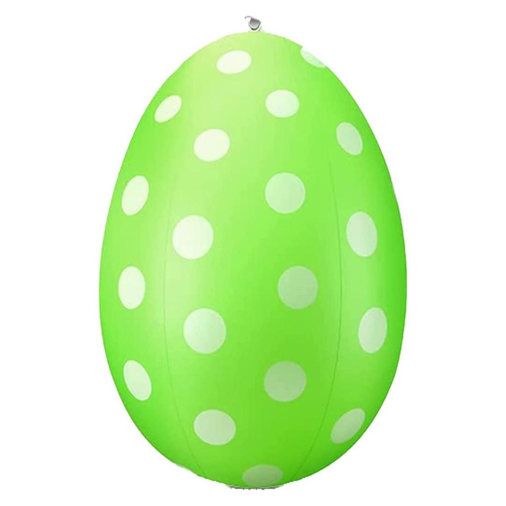 16 Inch Giant Egg Easter Inflatable Ball Outdoor Inflatable Easter Ornament Home Garden Easter Decoration 2025