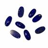 Lapis Lazuli Oval Cabochon Lot of 8, Natural Blue Lapis Gemstones, Matching Cabochon Set for Jewelry Making, Loose Lapis Stones