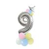 Digital Aluminum Film Balloon Set Balloon Bundle Balloon Column Baby Birthday Party Decoration Arrangement
