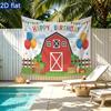 Party Backdrop Farm Flat Banners Barn Celebrations Wedding Enthusiasts Event Photo Background Front Door Decor