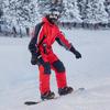 Unisex Warm Hooded One-Piece Ski Suit for Adults