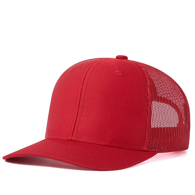 Fresh Latest Brand New 1Pc Unisex Cap Slight Curved Brim Style Trucker Hat Men & Women Casual Outdoor Air Permeable Ventilated Summer Cap