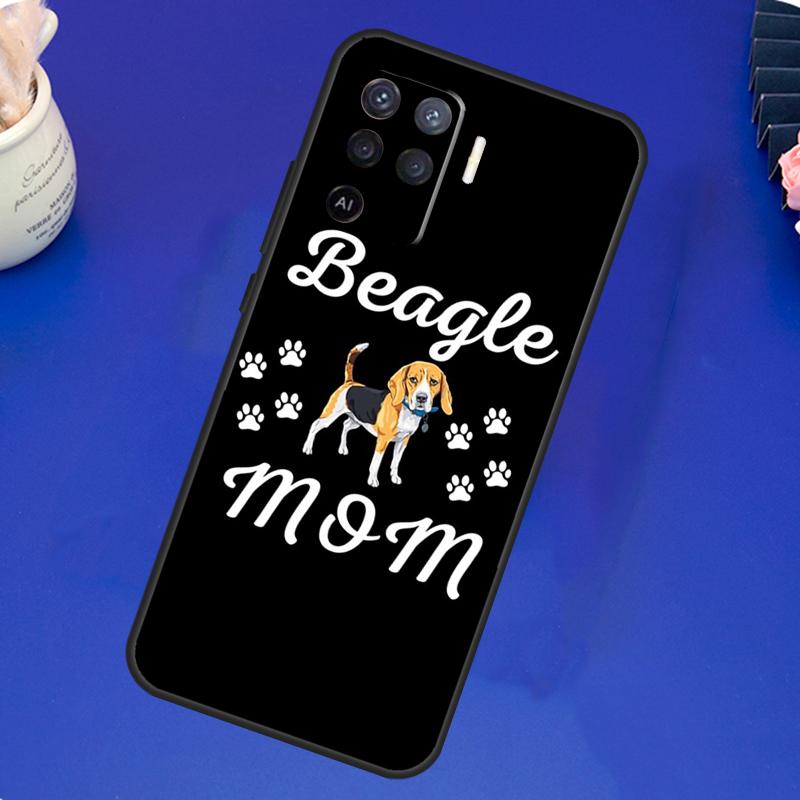 Beagle Dog Case For OPPO A17 A57 A77 A78 A15 A16 A52 A72 A76 A96 A74 A94 A5 A9 A31 A93 A54S A53S A57S