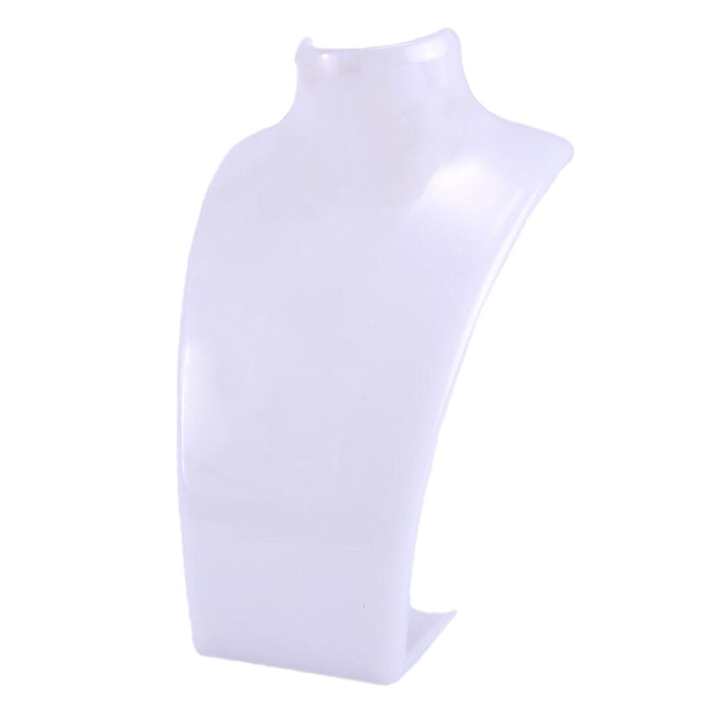 New Acrylic Mannequin Necklace Display Bust Stand Jewelry Holder Rack For Necklaces Pendant Earrings Display Stand Shelf