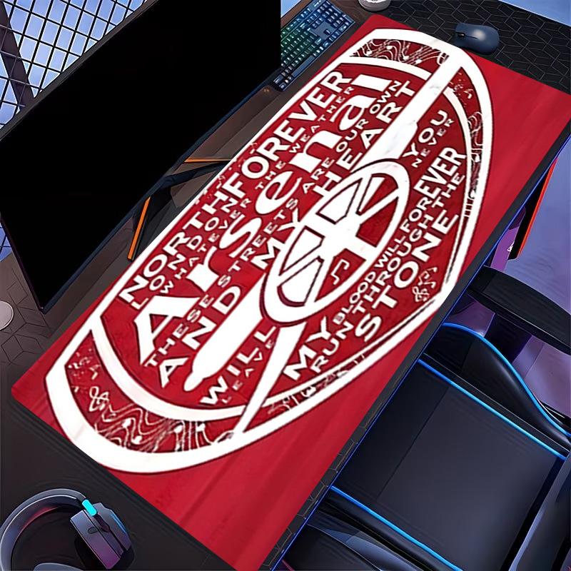 Podkładka pod mysz z nadrukiem Arsenal F.C., do klawiatury, laptopa, PC, do biura, domu, dekoracja biurka, idealny prezent urodzinowy dla graczy