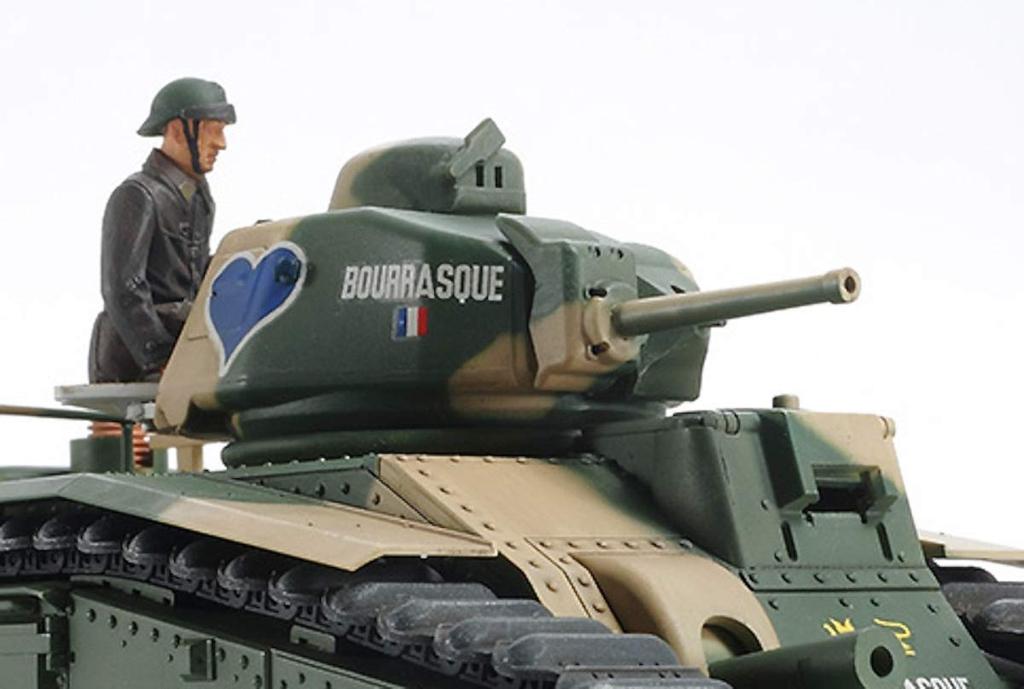 Tamiya Tank Series French Army B1 bis Single Motorized Specification Plastic Model 30058 1/35 No.58