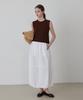 Kwinseulaebis Balloon String Set-Up Cooling Banding Long Skirt_Black_2Colors