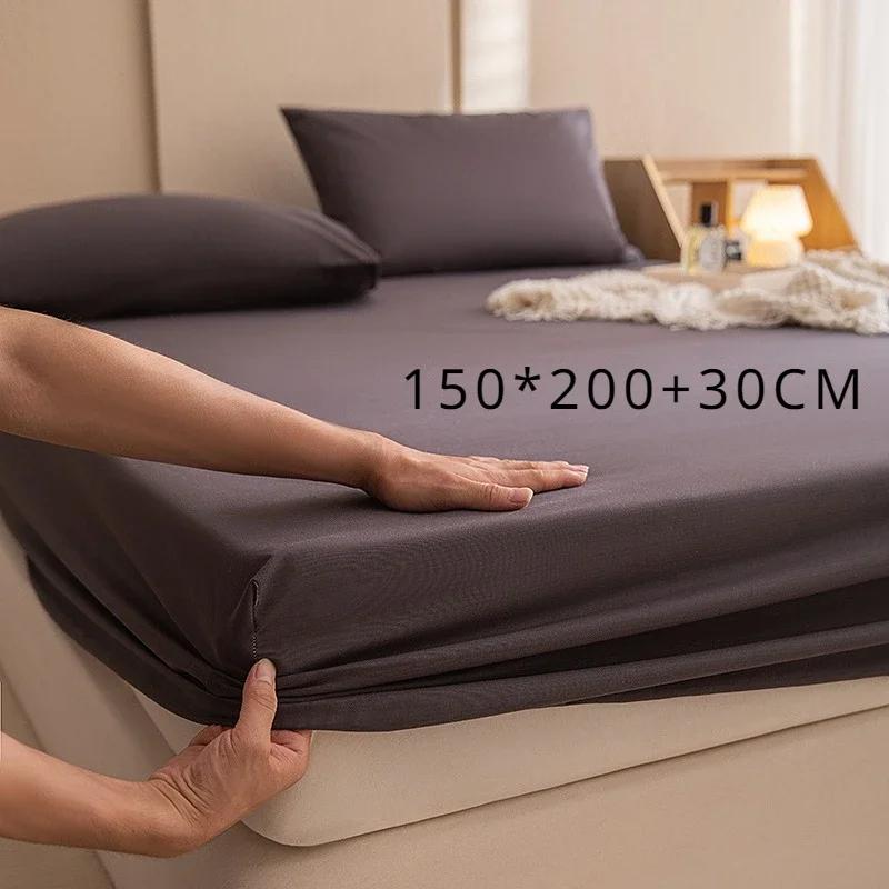 

Детская водонепроницаемая простыня, мочеприемник, матовая пылезащитная простыня, промытый водой хлопковый защитный чехол для матраса глубокая кофе