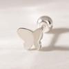 JEWNEL (1+1)Silver925 Simple Curved Butterfly Piercing