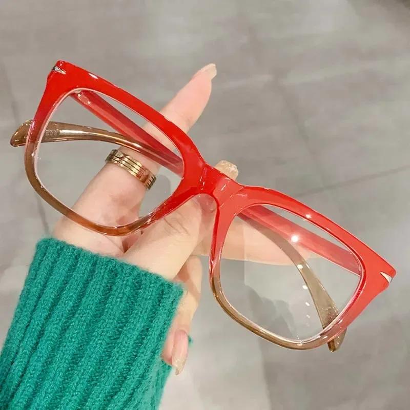 Stylish Square Glasses Women Men Transparent Eyewear Brand Designer Cute Clear Eyeglasses Fashion Optical Frame