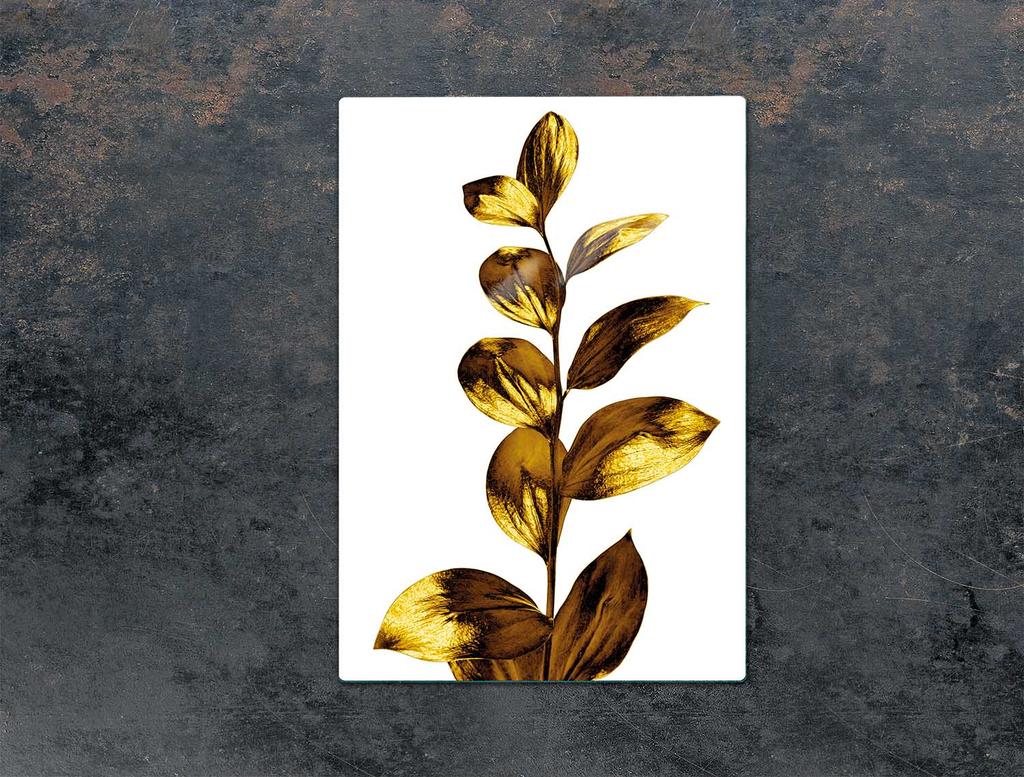 SZKLANA DESKA DO KROJENIA 35x52 ZŁOTO