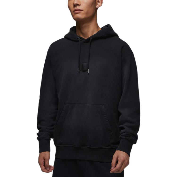 

Jordan Comfortable Skin-Friendly Solid Color Hooded Pullover Sweatshirt Men tops FV7250-010 3XL